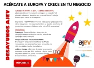 Lee más sobre el artículo Desayunos AJEV: Acércate a Europa y Crece